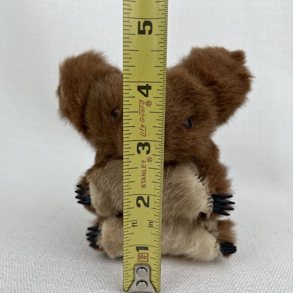 Vintage Collectible Koala Bear Plush w/ Real Kangaroo Fur Australian Animal EUC! - Picture 7 of 7